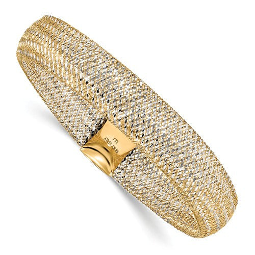 Leslie's 14K Stretch Mesh Slip-on Bracelet factory